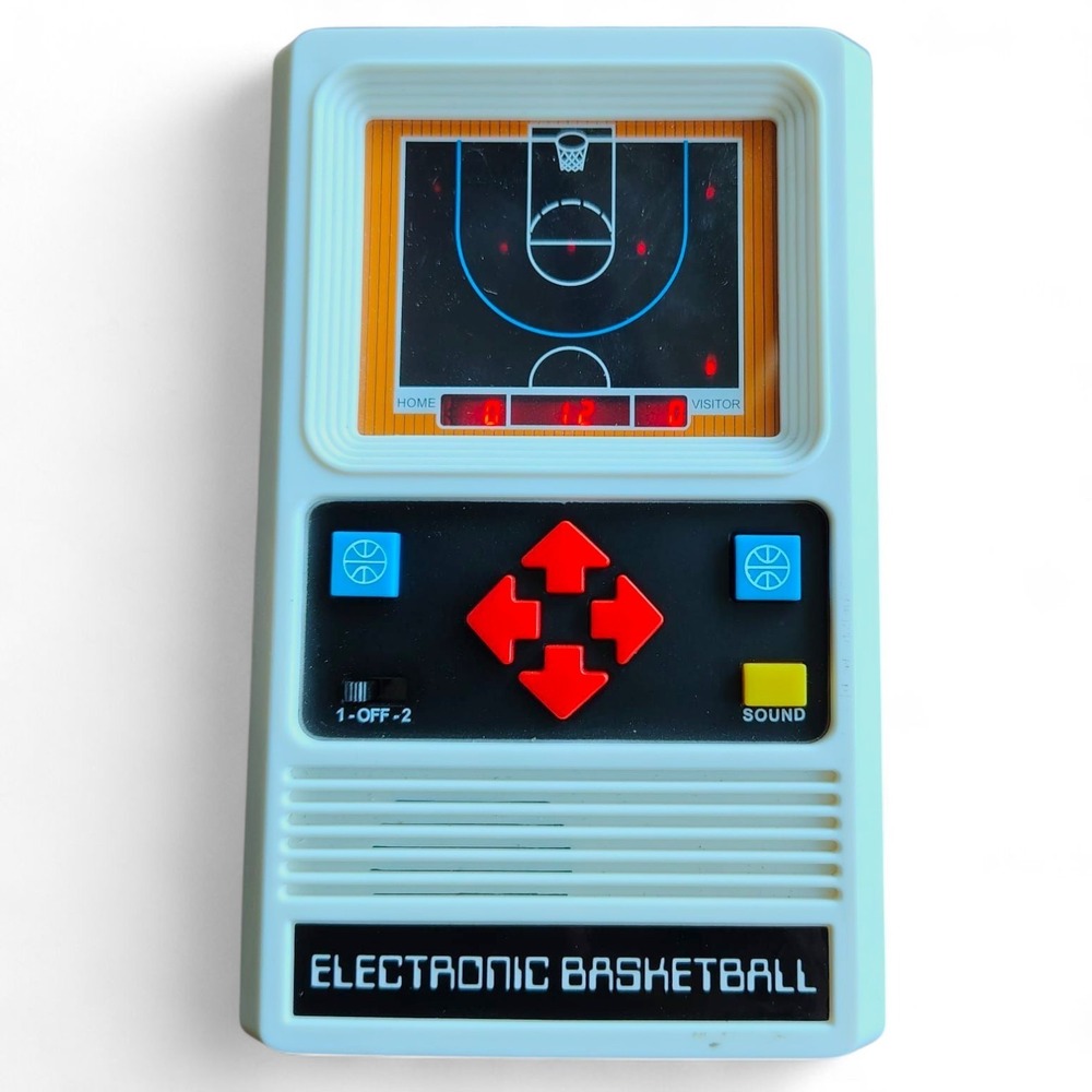 Mattel Electronic Basketball Handheld Game Retro Classic Reissue Basic Fun Works